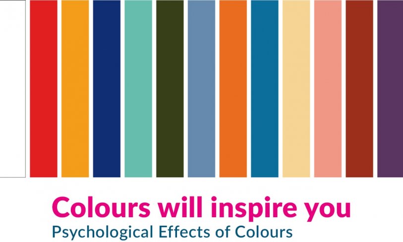 Colours will inspire you – The psychological impact of colour